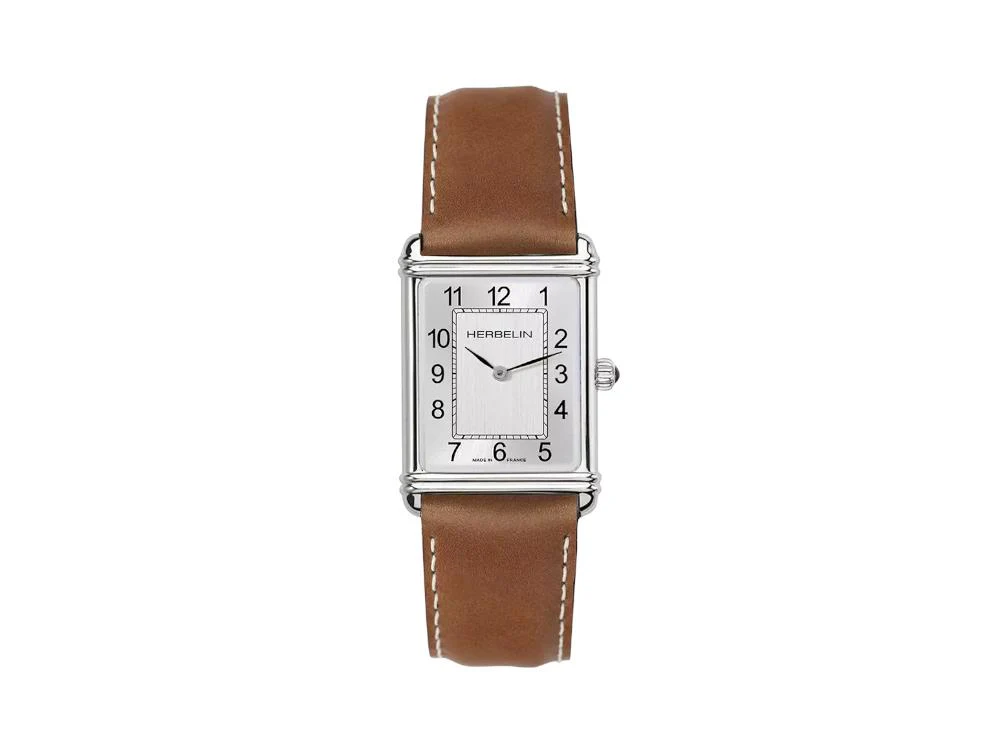 Herbelin Art Déco Quartz Watch, White, 32.5 mm, 17468AP22GD - Image 2