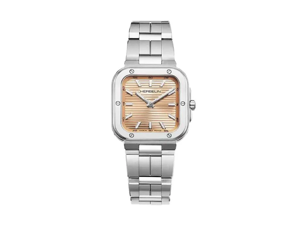 Herbelin Cap Camarat Quartz Watch, Champagne;, 30 mm, 17546B18