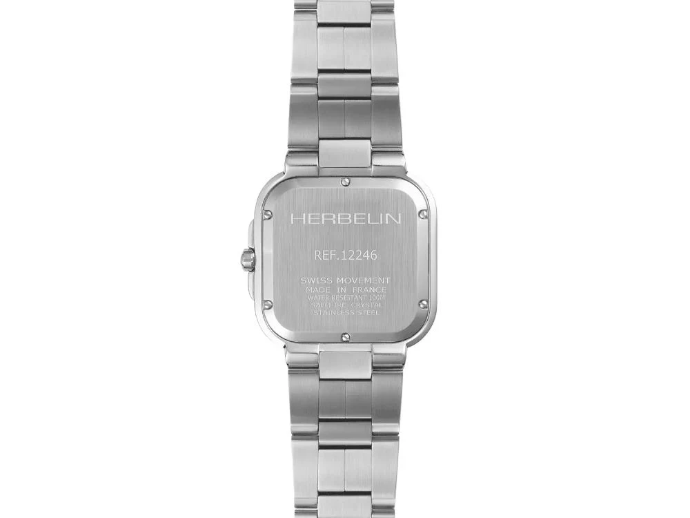 Herbelin Cap Camarat Quartz Watch, Stainless Steel 316L, Green, 39 mm, 12246B16 - Image 5