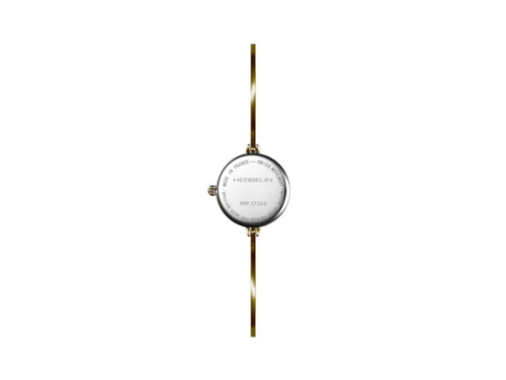 Herbelin Fil Quartz Watch, Black, 26 mm, Steel bracelet, 17206BP14 - Image 5