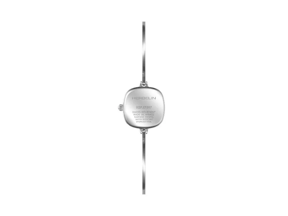 Herbelin Fil Quartz Watch, Stainless Steel 316L, Black, 24 mm, 17207B14 - Image 3