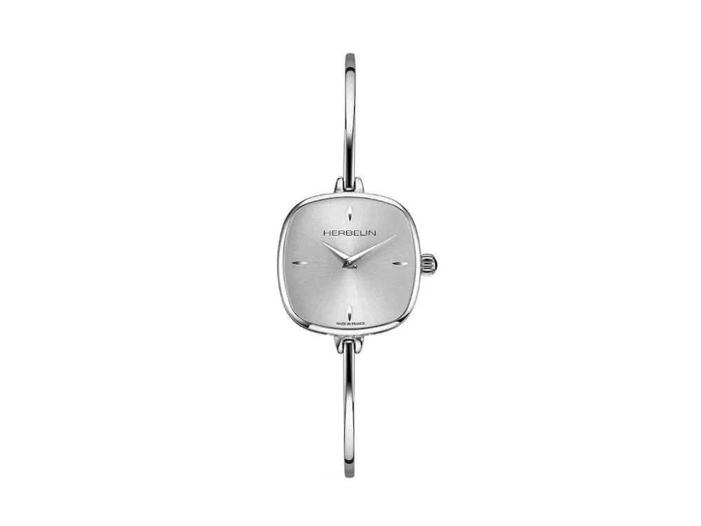Herbelin Fil Quartz Watch, Stainless Steel 316L, Silver, 24 mm, 17207B11