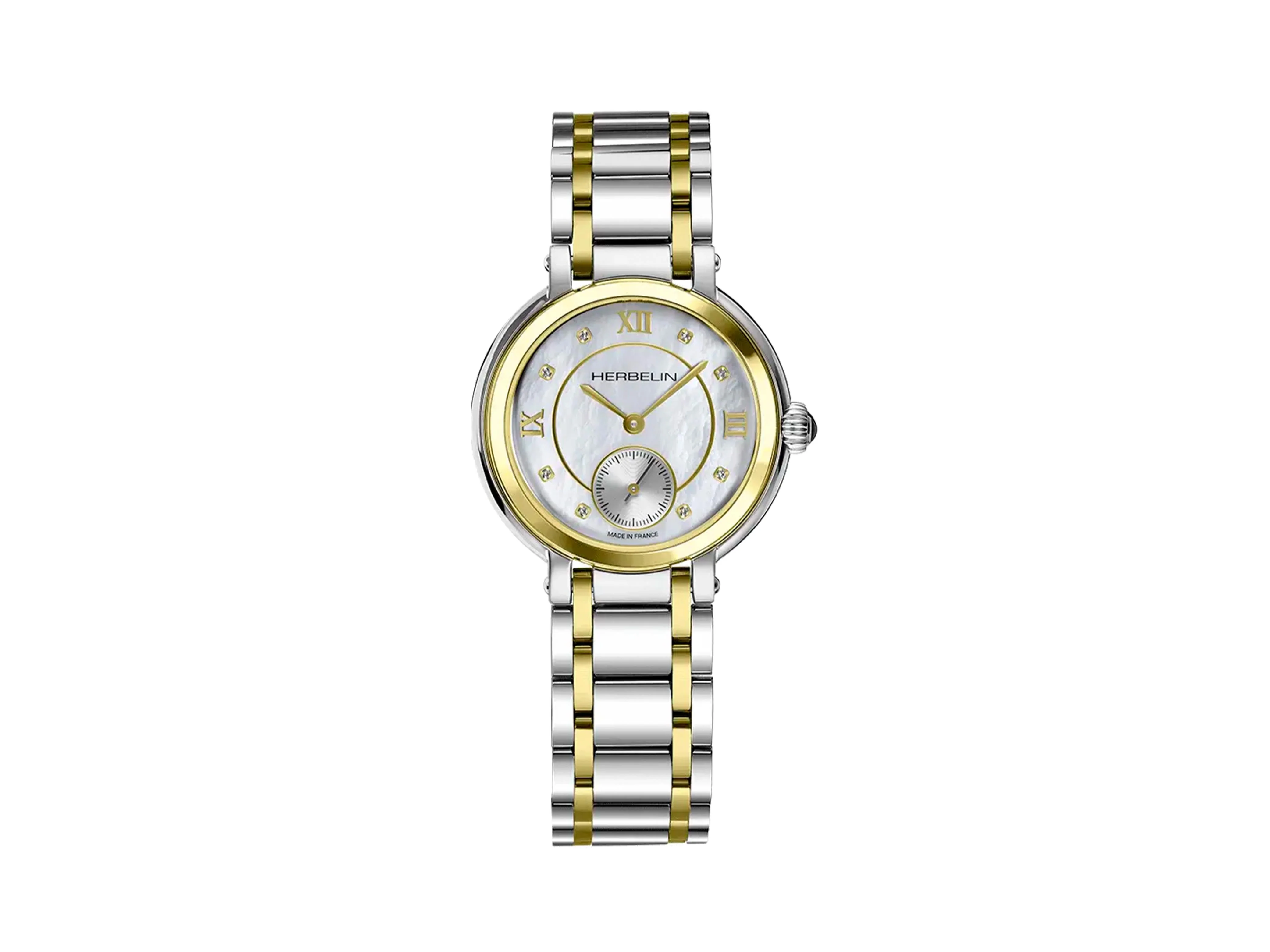 Herbelin Galet Quartz Watch, White, 31.5 mm, 5 atm, 10630BT59