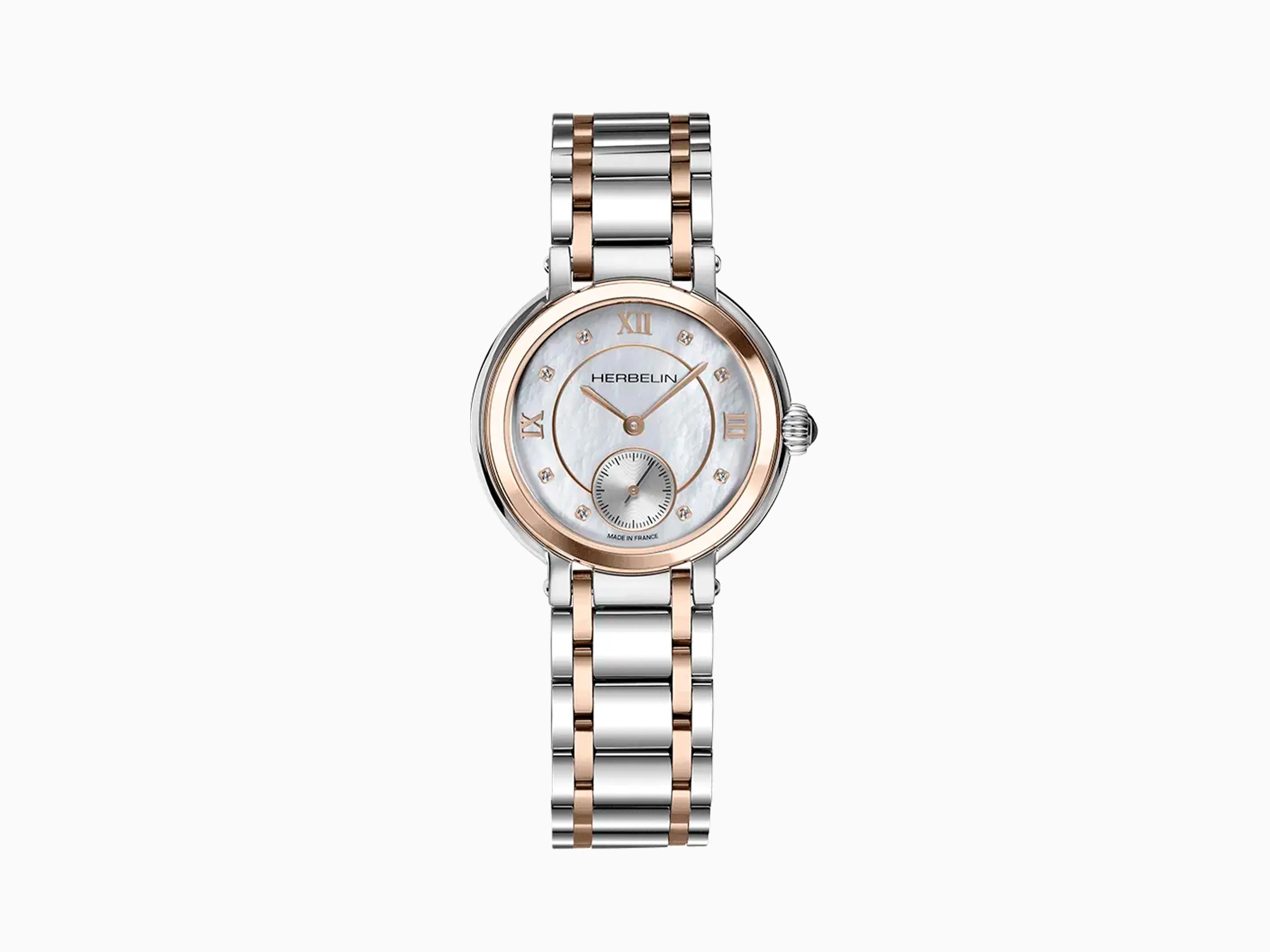 Herbelin Galet Quartz Watch, White, 31.5 mm, 5 atm, 10630BTR59 - Image 2