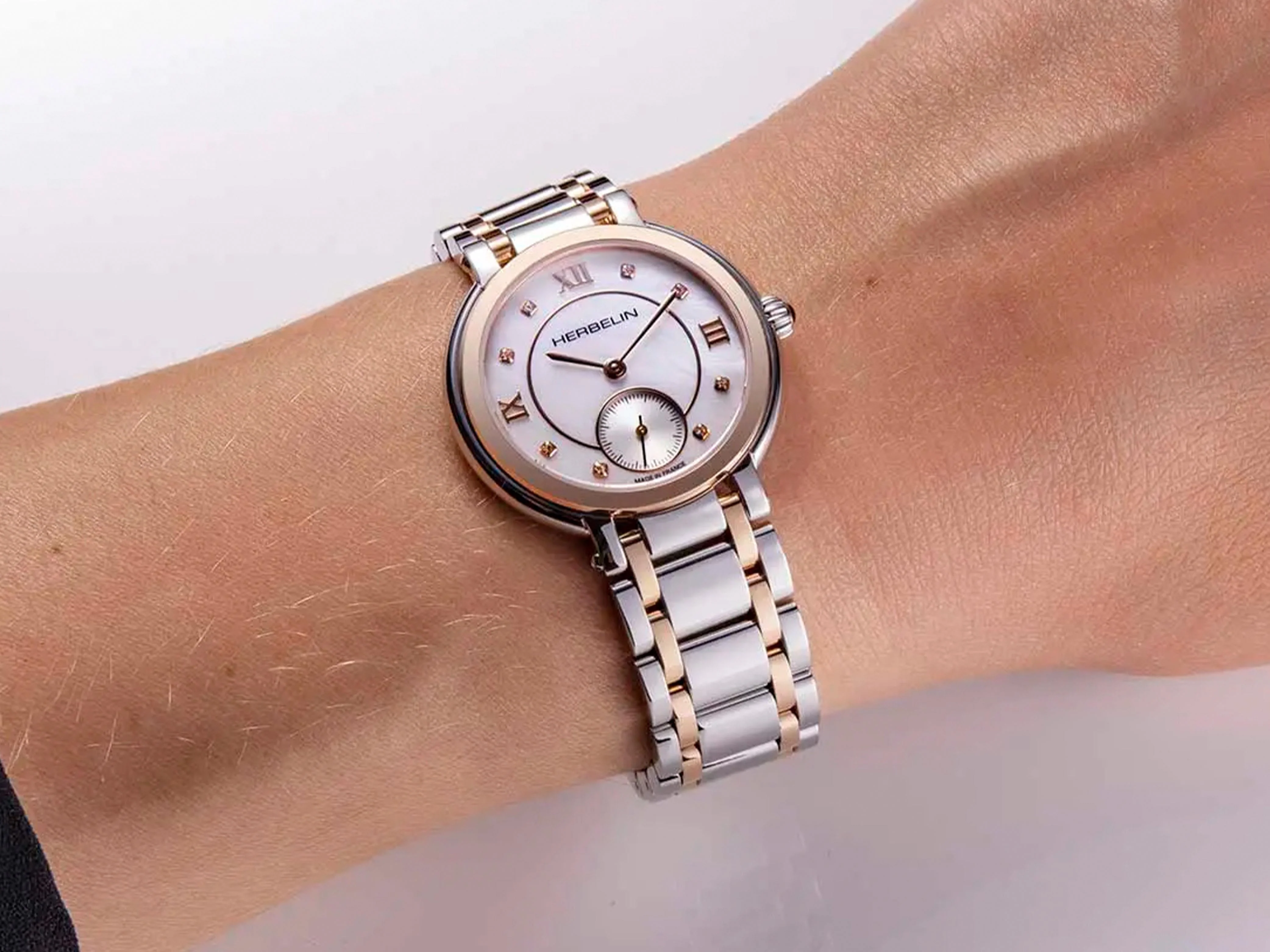 Herbelin Galet Quartz Watch, White, 31.5 mm, 5 atm, 10630BTR59 - Image 5