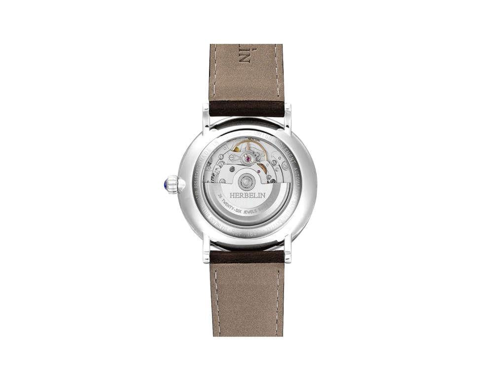 Herbelin Inspiration Automatic Watch, Blue, 40 mm, Day 1647AP15BR - Image 4
