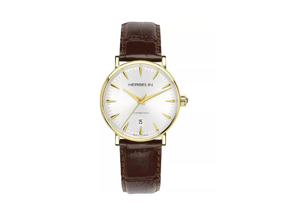 Herbelin Inspiration Automatic Watch, Stainless Steel 316L, Silver,1647P11MA