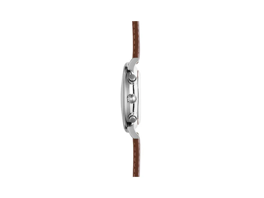 Herbelin Inspiration Quartz Watch, Stainless Steel 316L, Cream, 35647AP12GD - Image 4