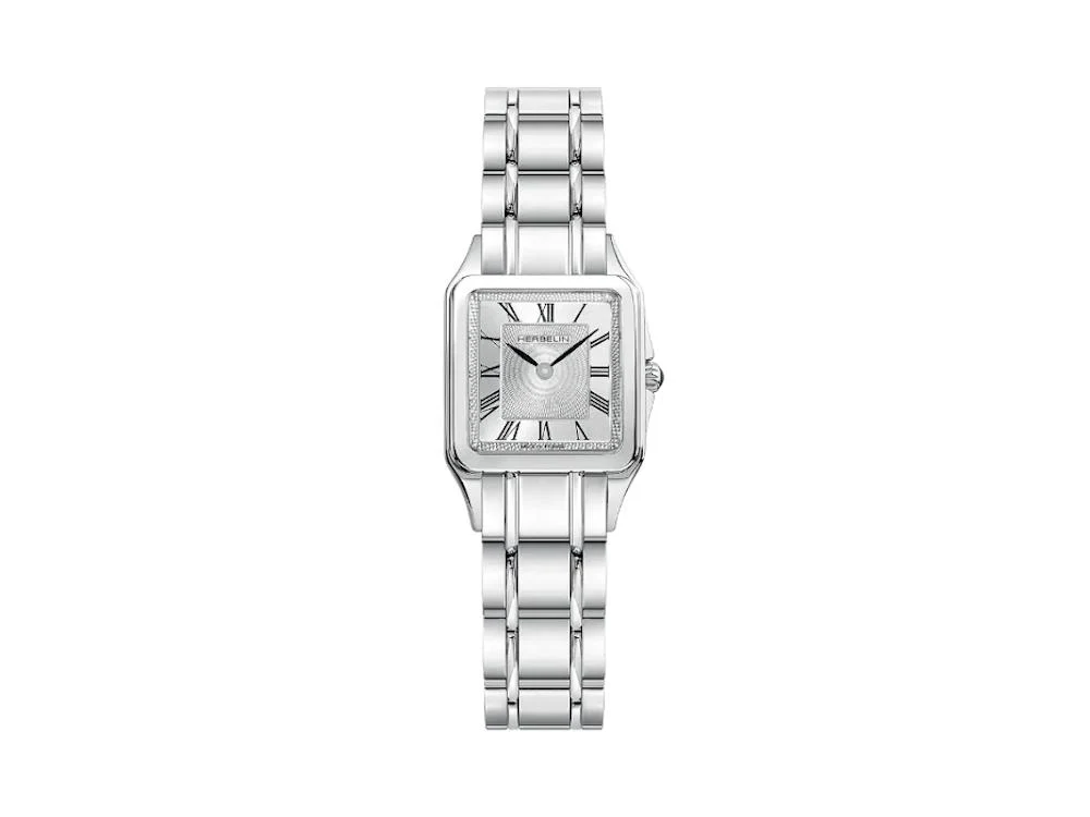Herbelin Luna Quartz Watch, Stainless Steel 316L, White, 24 mm, 17457B01