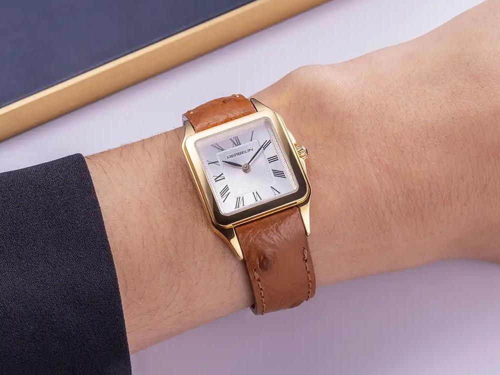 Herbelin Luna Quartz Watch, Stainless Steel 316L, White, 24 mm, 17457P01GD - Image 5