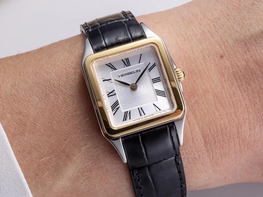 Herbelin Luna Quartz Watch, Stainless Steel 316L, White, 24 mm, 17457T01 - Image 5