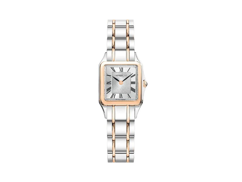 Herbelin Luna Quartz Watch, Stainless Steel, Silver, 24 mm, 17457BTR01