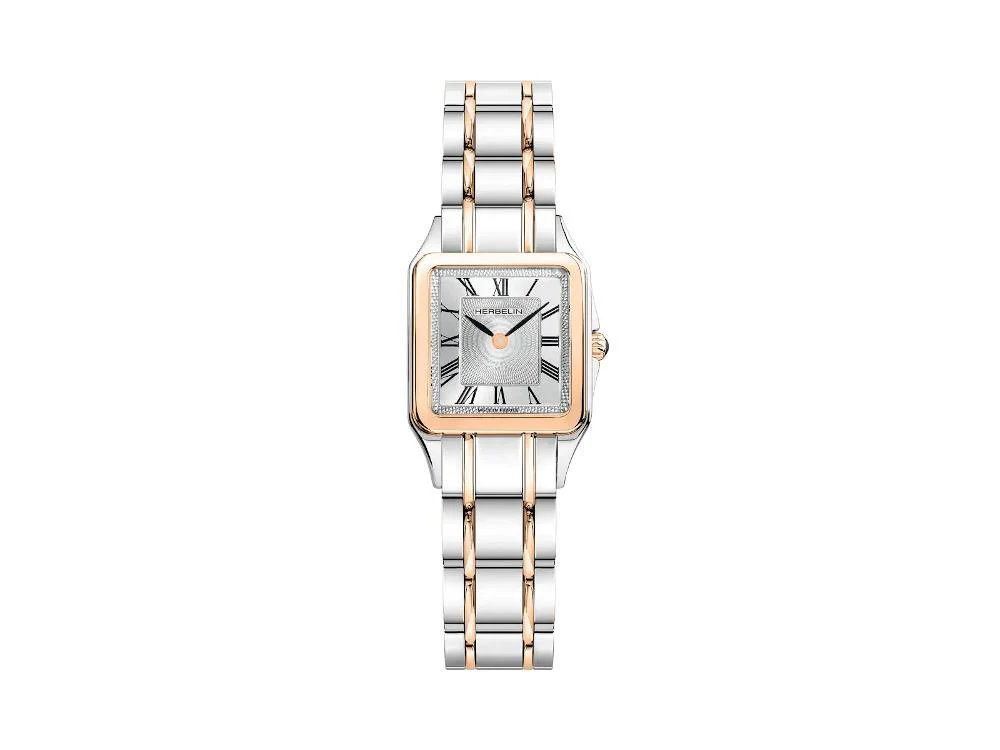 Herbelin Luna Quartz Watch, Stainless Steel, Silver, 24 mm, 17457BTR01 - Image 2