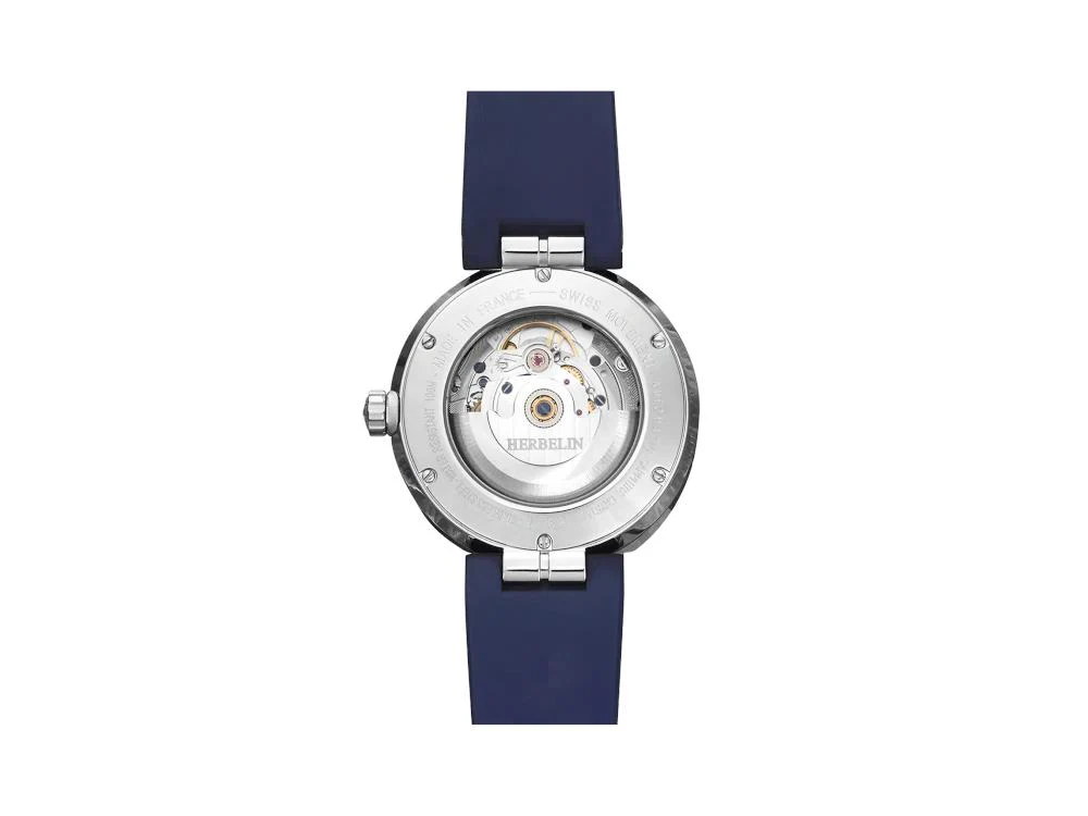Herbelin Newport Automatic Watch, Blue, 42 mm, Day, 1768A15CB - Image 3