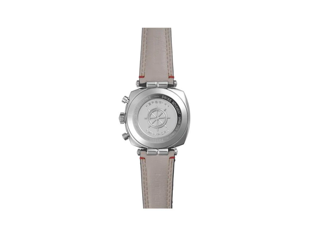 Herbelin Newport Heritage Quartz Watch, Blue, 42 mm, Chronograph, 35664AP25 - Image 5