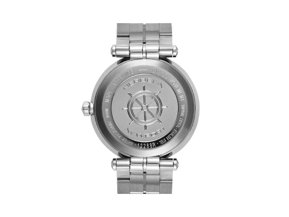 Herbelin Newport Quartz Watch, Stainless Steel 316L, Blue, 40.5 mm, 12288B15 - Image 3
