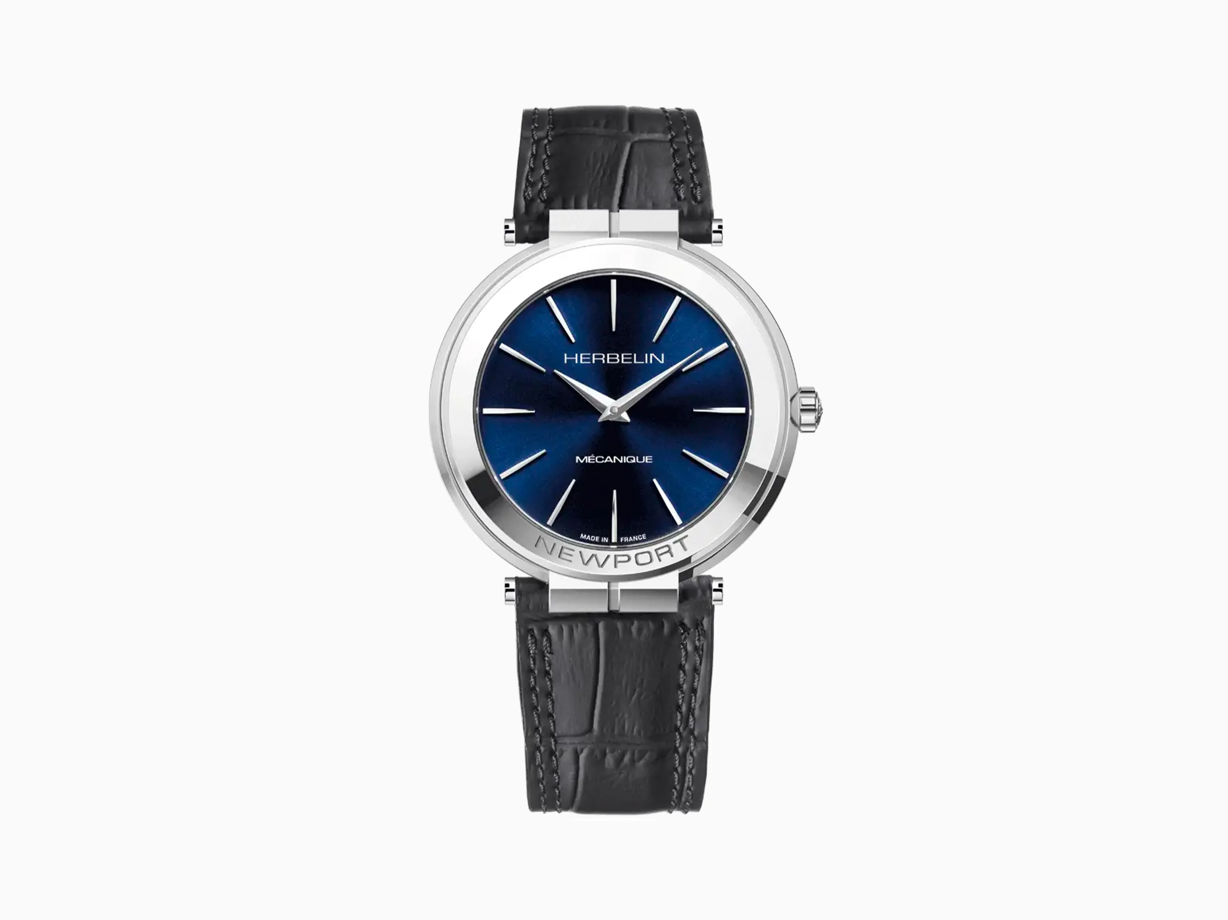 Herbelin Newport Slim Automatic Watch, Blue, 42 mm, 1222AP15 - Image 2