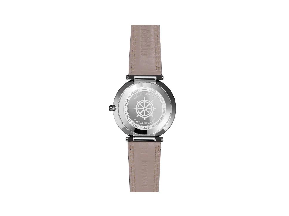 Herbelin Newport Slim Quartz Watch, Stainless Steel 316L, Blue, 40 mm, 19522AP15 - Image 5