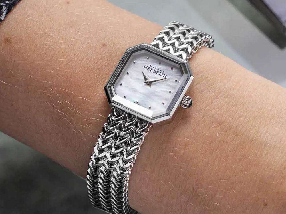 Herbelin Octogone Quartz Watch, Stainless Steel 316L, 22 mm, 17436B19 - Image 5