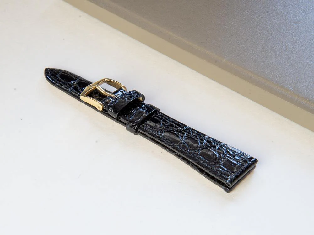Hirsch Genuine Strap, Black, L (200 mm), 20 mm, 18920850-1-20 - Image 4