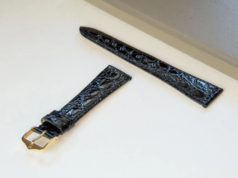 Hirsch Genuine Strap, Black, L (200 mm), 20 mm, 18920850-1-20 - Image 5