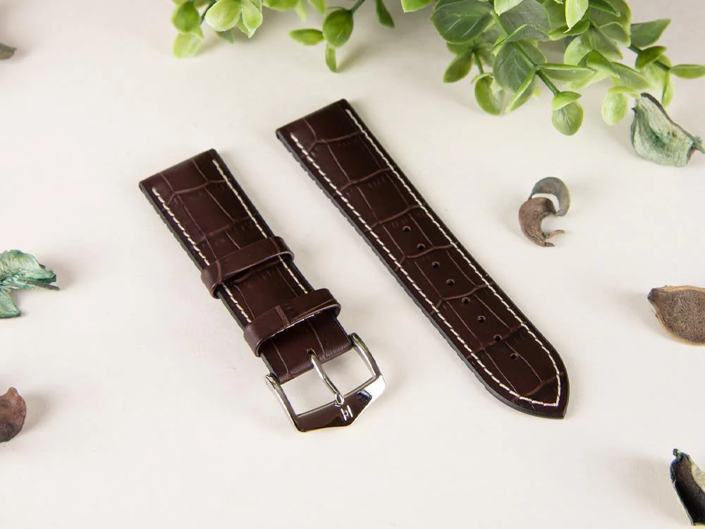 Hirsch George Performance Collection Strap, Brown, 24 mm, 0925128010-2-24 - Image 3