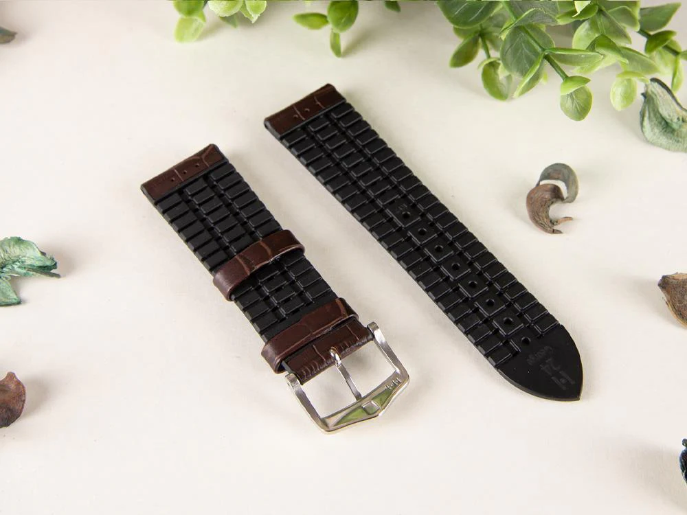 Hirsch George Performance Collection Strap, Brown, 24 mm, 0925128010-2-24 - Image 4