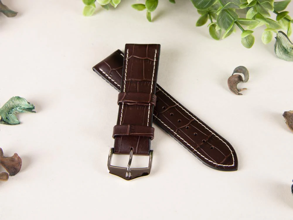 Hirsch George Performance Collection Strap, Brown, 24 mm, 0925128010-2-24 - Image 5