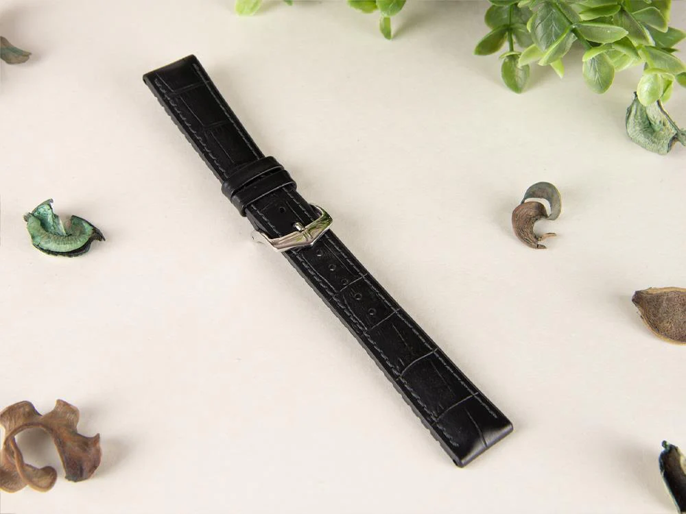 Hirsch Paul Performance Collection Strap, Black, 18 mm, 0925028050-2-18 - Image 2