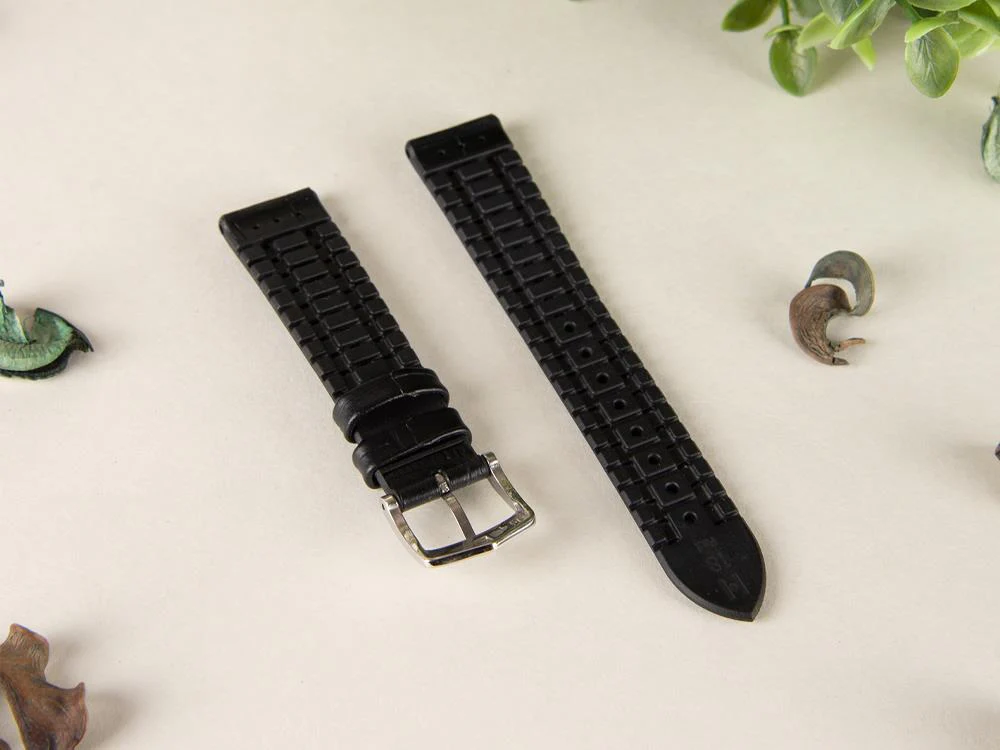 Hirsch Paul Performance Collection Strap, Black, 18 mm, 0925028050-2-18 - Image 4