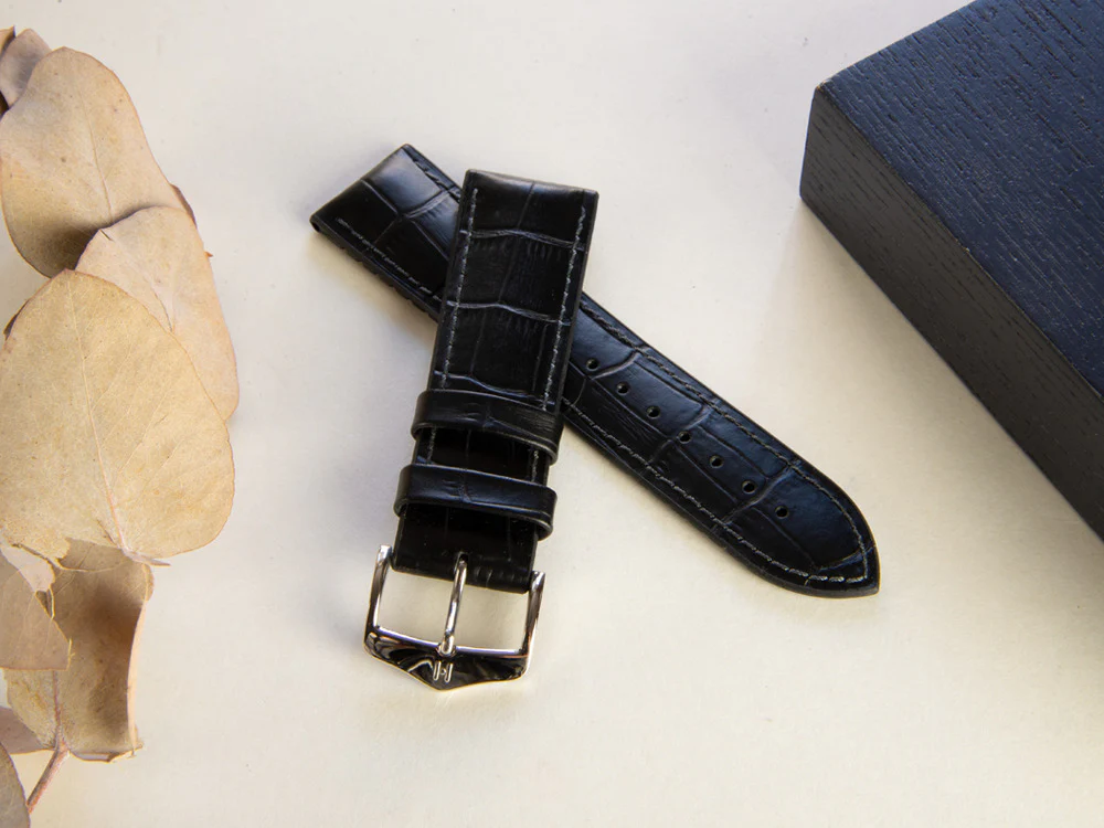 Hirsch Paul Performance Collection Strap, Black, 24 mm, 0925028050-2-24 - Image 2