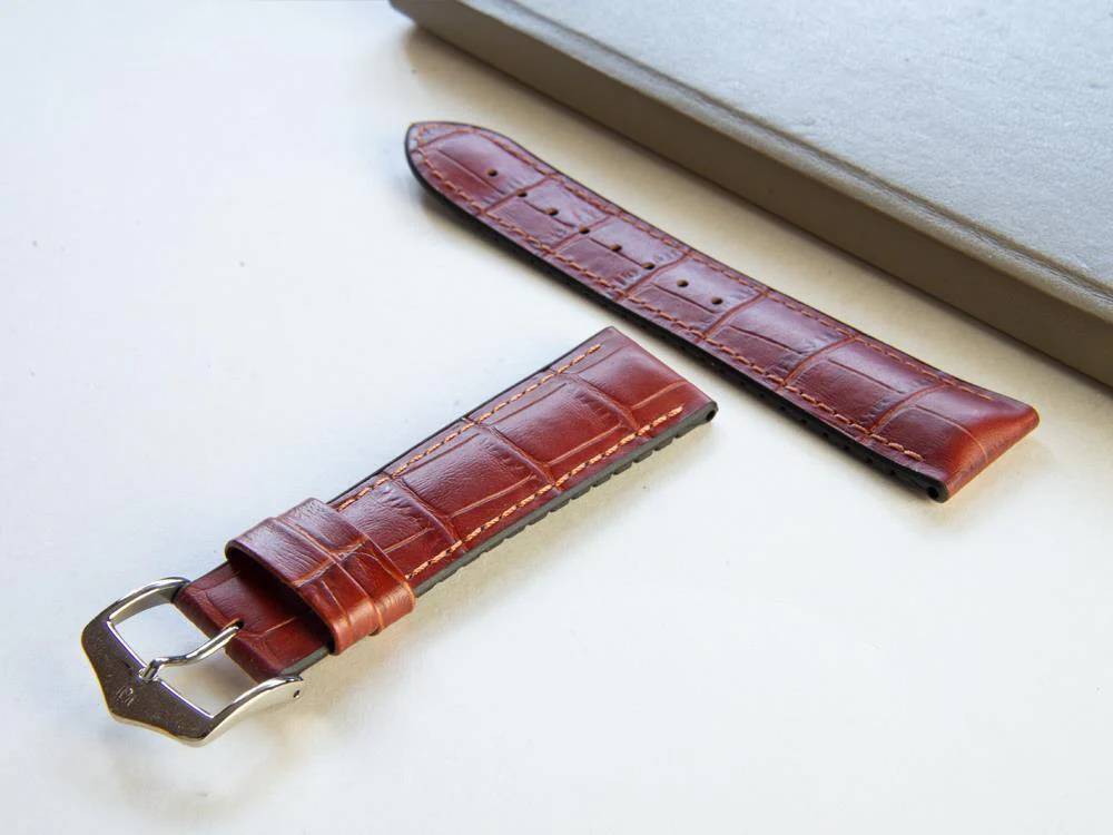 Hirsch Paul Performance Collection Strap, Golden Brown, 22 mm, 0925028070-2-22 - Image 5