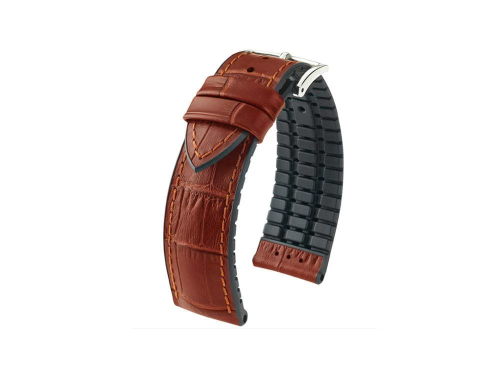Hirsch Paul Performance Collection Strap, Golden Brown, 22 mm, 0925028070-2-22 - Image 6