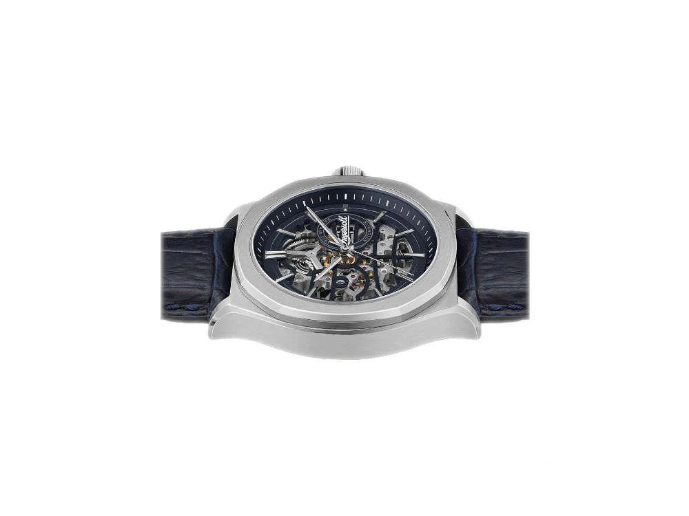 Ingersoll 1892 Orville Automatic Watch, 46 mm, Blue, Leather strap, I09306 - Image 6