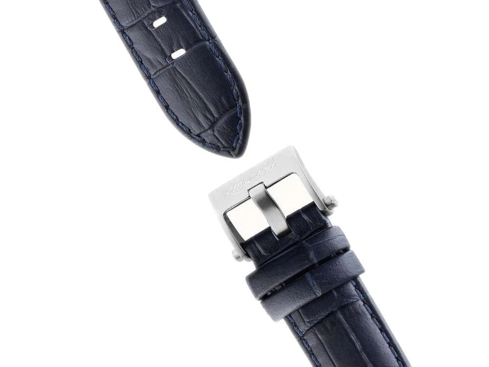 Ingersoll 1892 Orville Automatic Watch, 46 mm, Blue, Leather strap, I09306 - Image 7