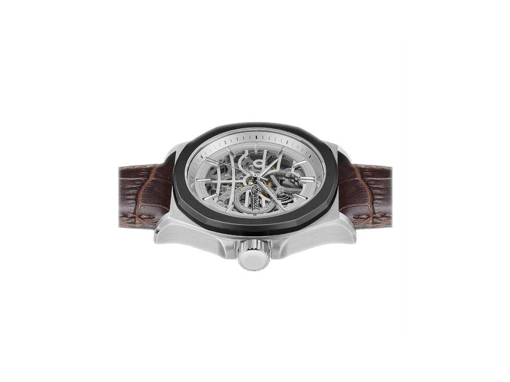 Ingersoll 1892 Orville Automatic Watch, 46 mm, White, Leather strap, I09307 - Image 5