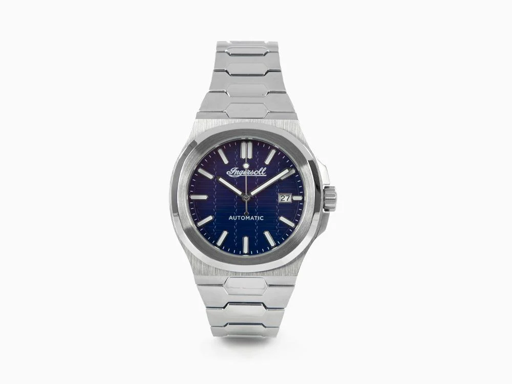 Ingersoll Catalina Automatic Watch, Stainless Steel 316L, 44 mm, Blue, I11801 - Image 2