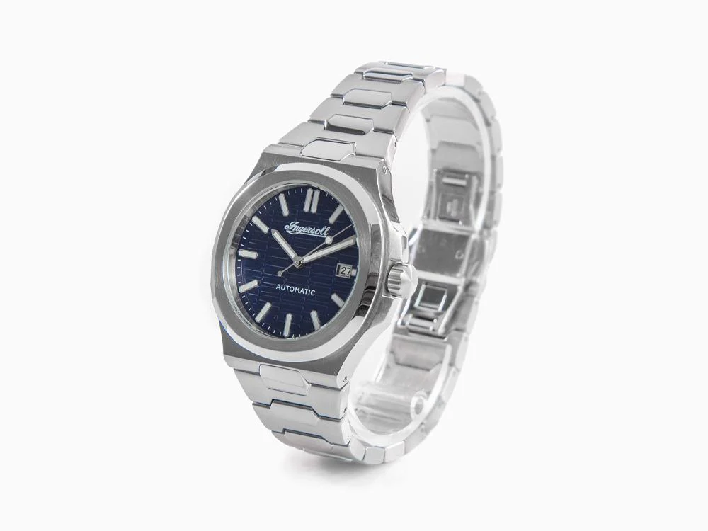 Ingersoll Catalina Automatic Watch, Stainless Steel 316L, 44 mm, Blue, I11801 - Image 4