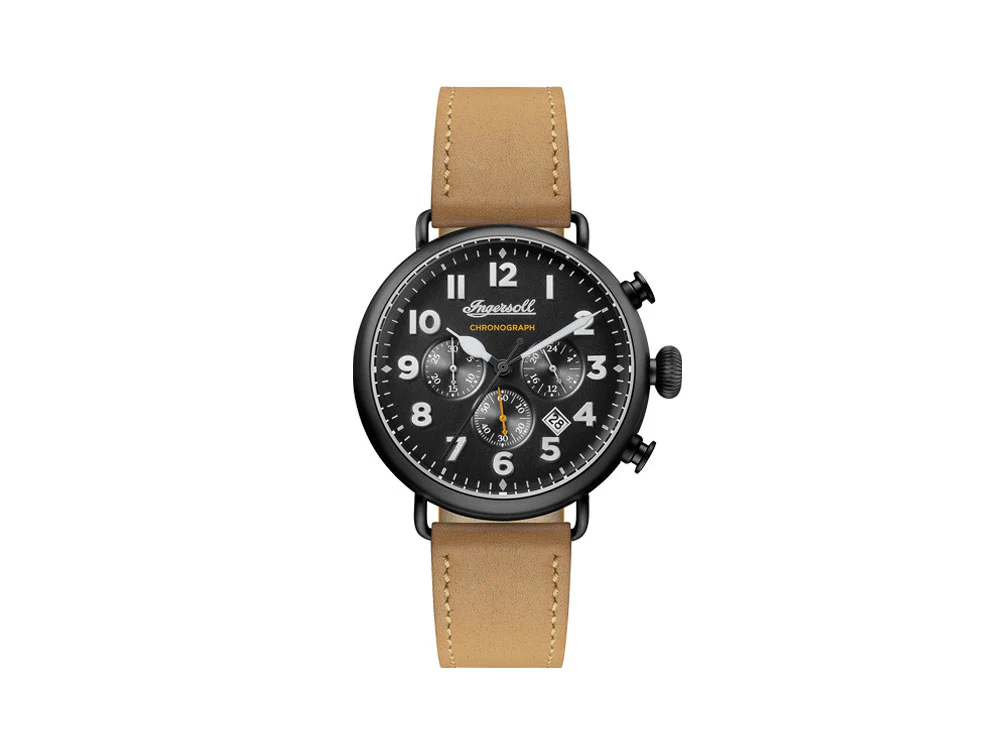 Ingersoll Trenton Quartz Watch, 44 mm, Black, Chronograph, I03502 - Image 2