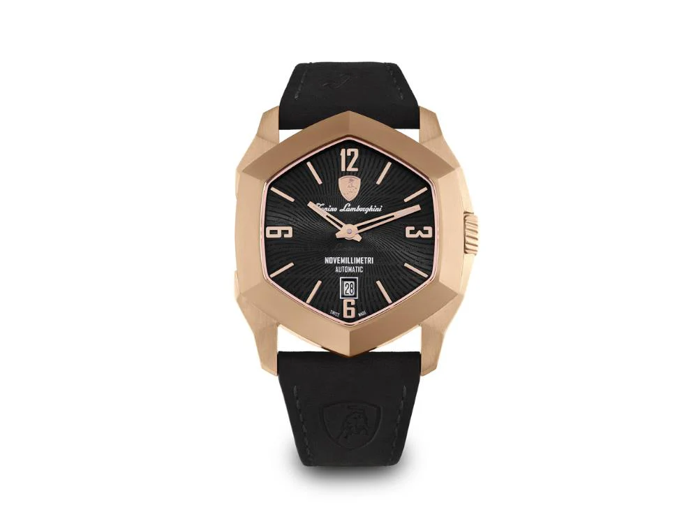 Lamborghini Novemillimetri Rose Gold Automatic Watch, Titanium, 43 mm, TLF-T08-4 - Image 2