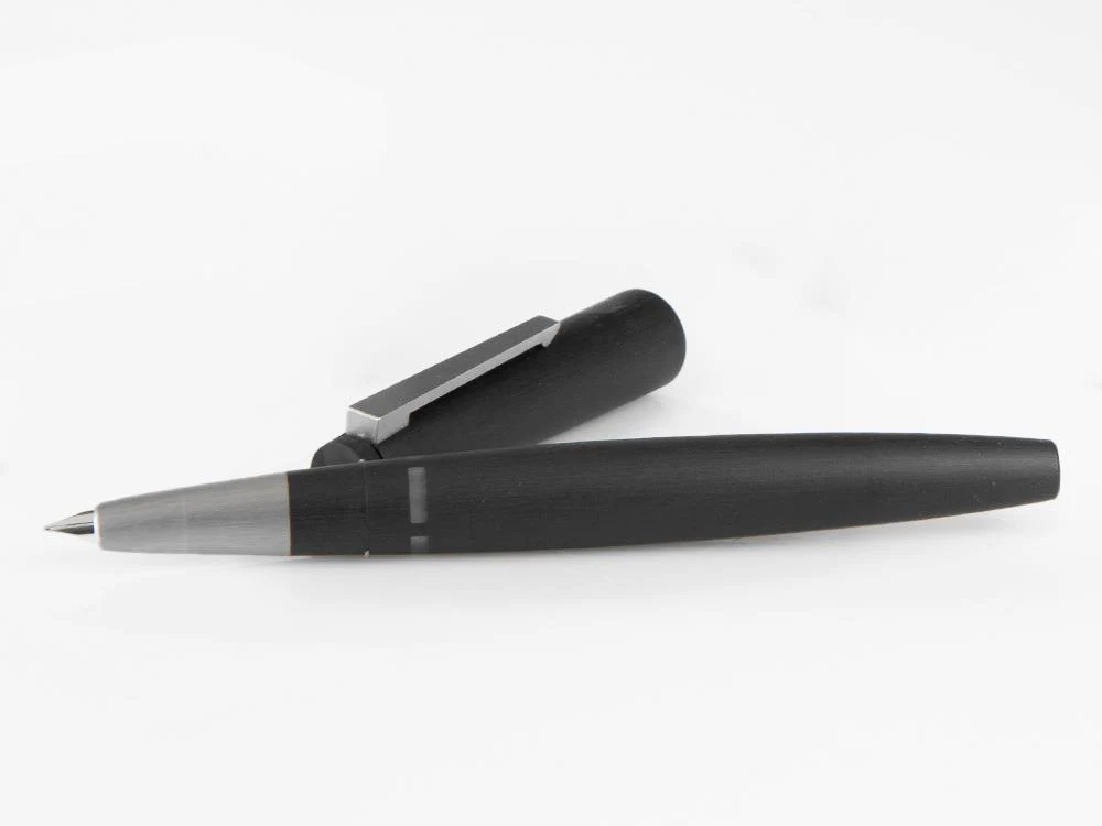 Lamy 2000 Fountain Pen, Makrolon, Mat brushed, Black, 1201351 - Image 6
