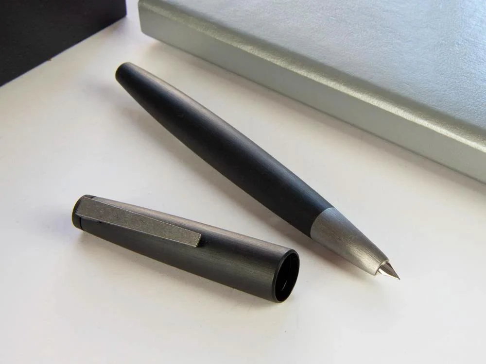 Lamy 2000 Fountain Pen, Makrolon, Mat brushed, Black, 1201351 - Image 9