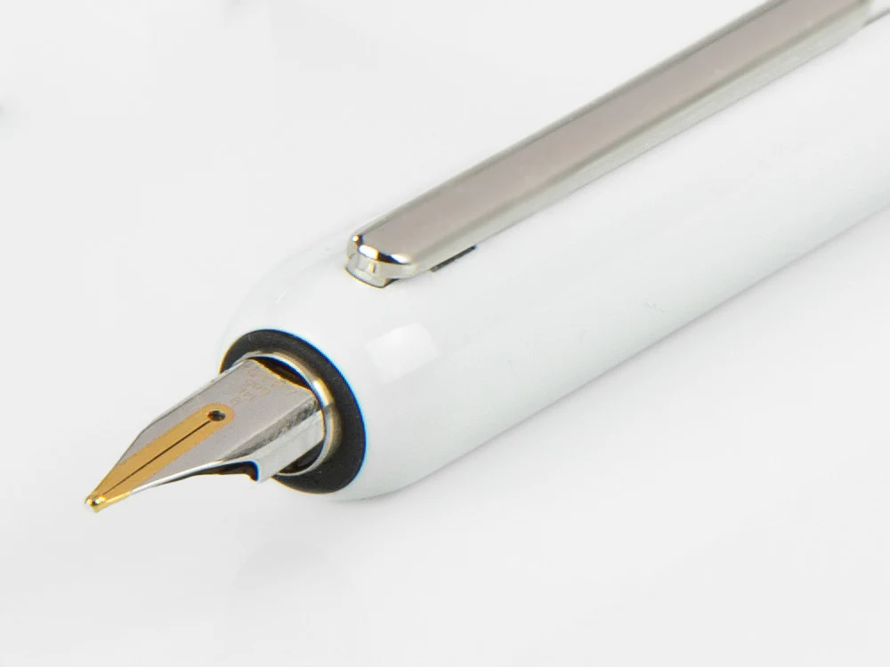 Lamy Dialog 3 Pianowhite Fountain Pen, Platinum-plated, White, 1228089 - Image 5