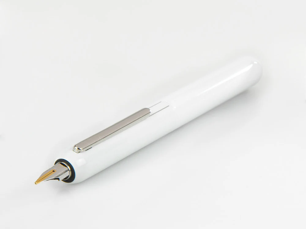 Lamy Dialog 3 Pianowhite Fountain Pen, Platinum-plated, White, 1228089 - Image 7