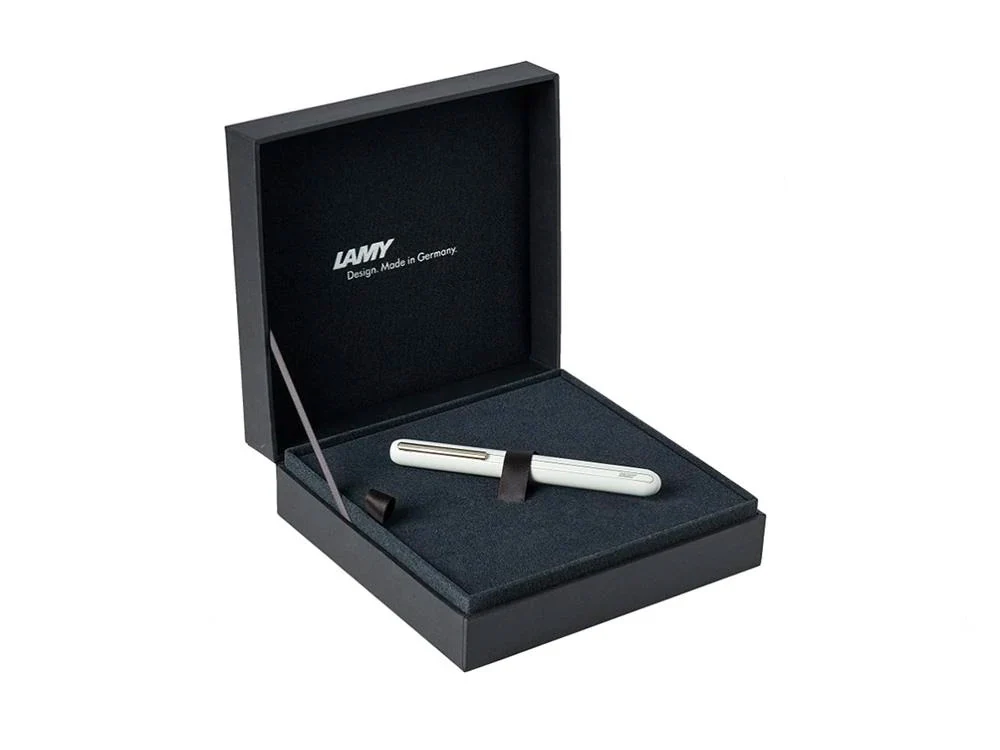 Lamy Dialog 3 Pianowhite Fountain Pen, Platinum-plated, White, 1228089 - Image 9