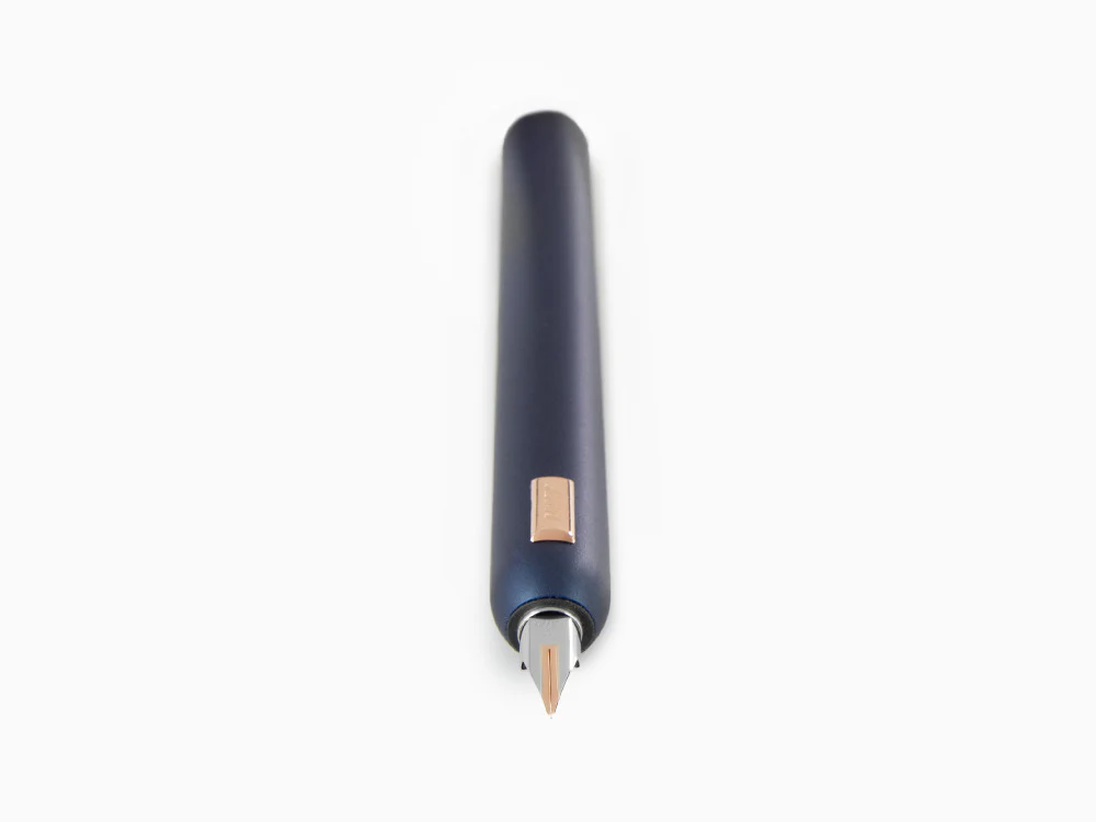 Lamy Dialog CC Fountain Pen, Lacquer, Rose Gold, Blue, Mat, 1234402 - Image 5