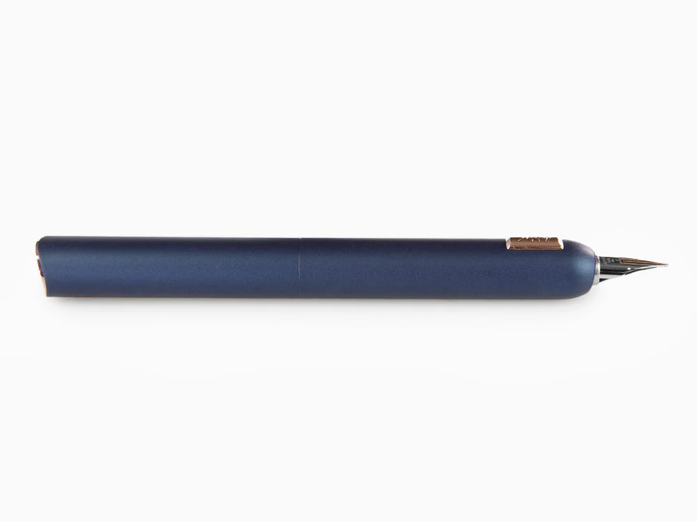 Lamy Dialog CC Fountain Pen, Lacquer, Rose Gold, Blue, Mat, 1234402 - Image 7
