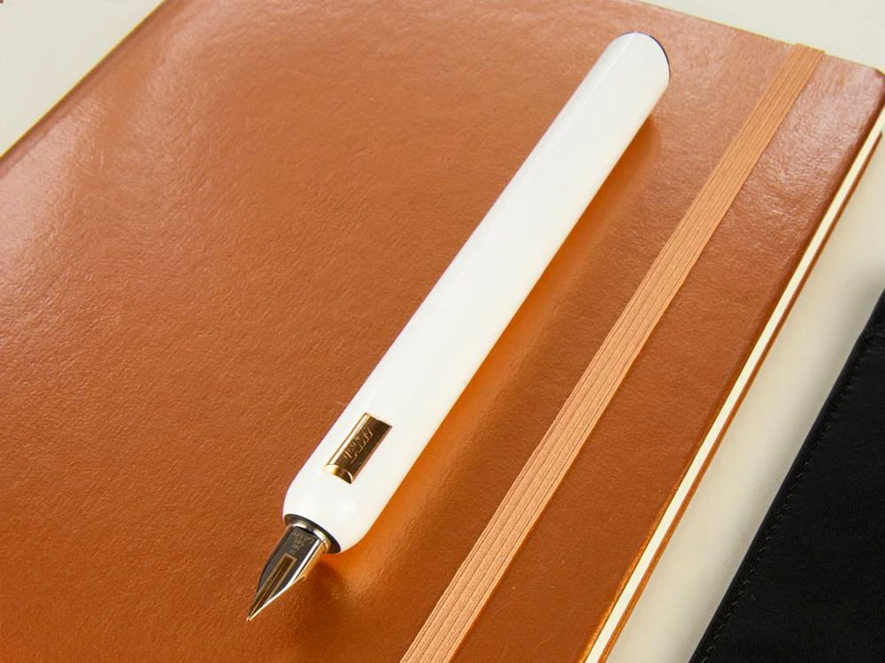 Lamy Dialog CC Fountain Pen, Lacquer, Rose Gold Plated, White, 1234405 - Image 8