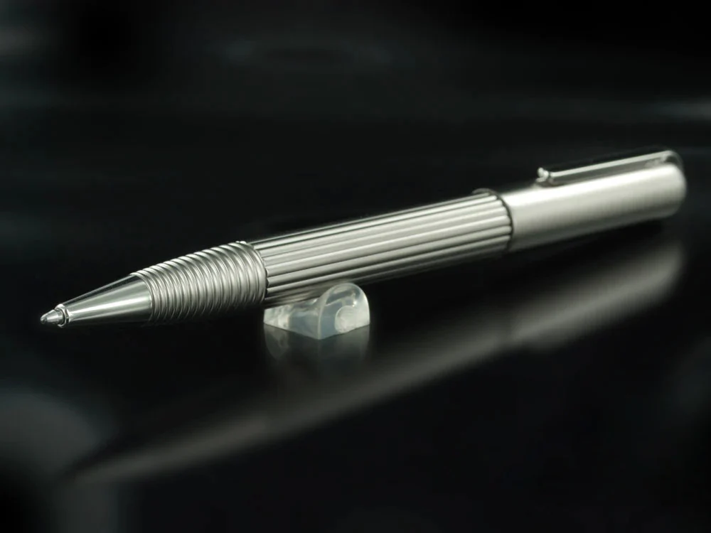 Lamy Imporium Ballpoint pen, Titanium, Guilloche, Platinum-plated, 1227956 - Image 2