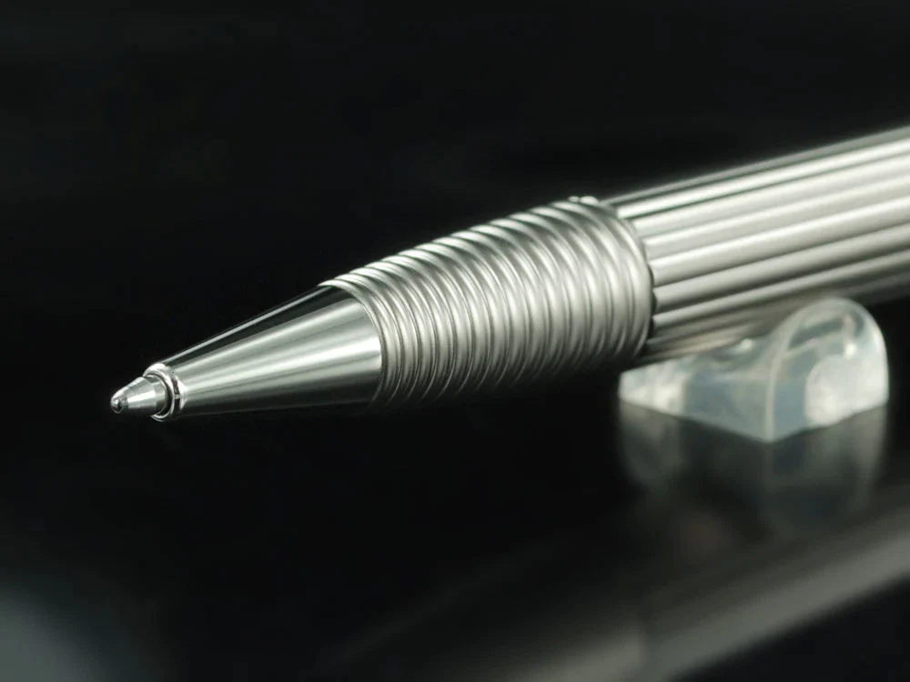 Lamy Imporium Ballpoint pen, Titanium, Guilloche, Platinum-plated, 1227956 - Image 3